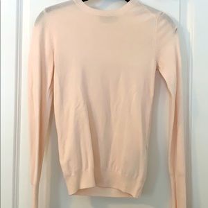 Soft pink Zara knit sweater